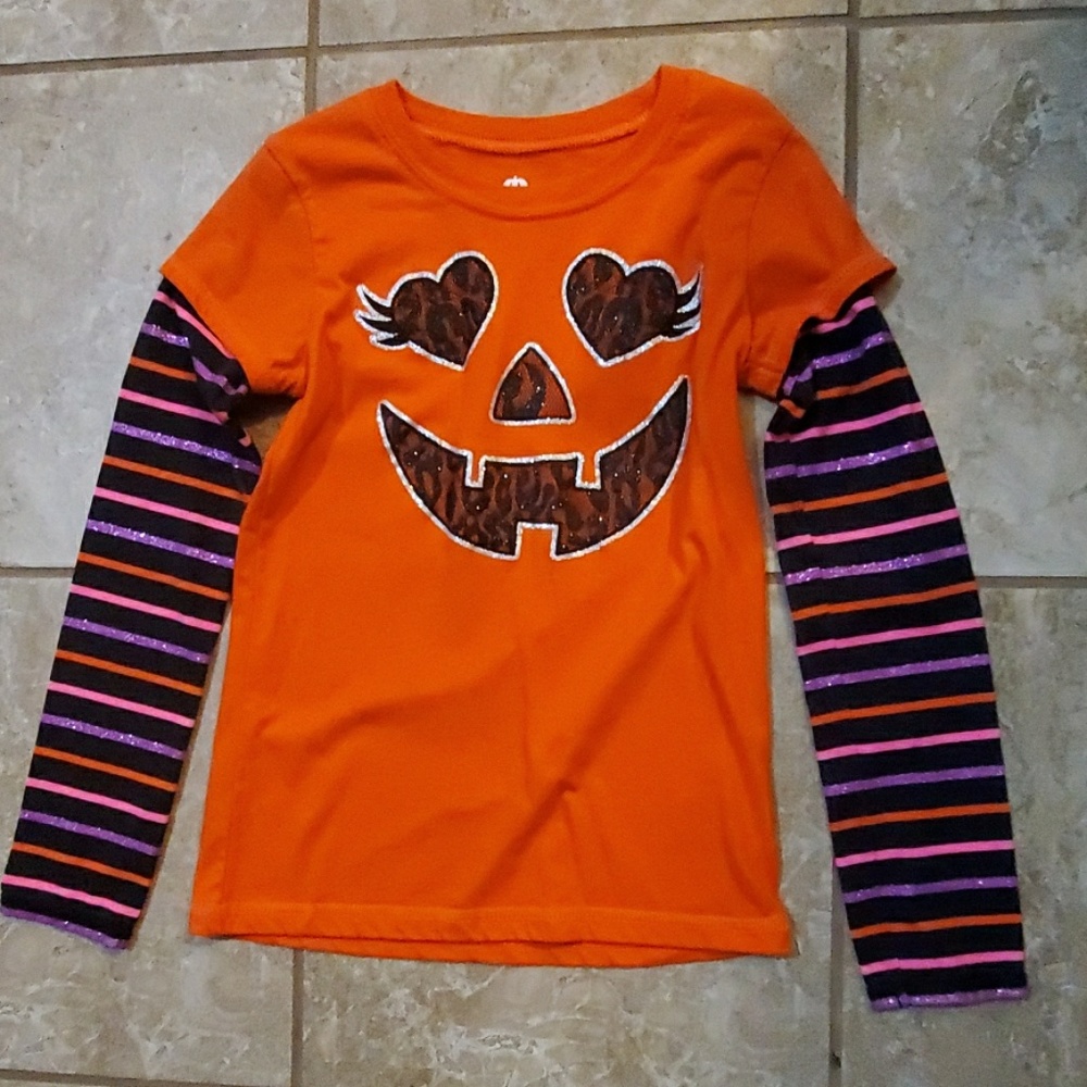 🎃Girls size M7-8 Long sleeve Halloween shirt🎃